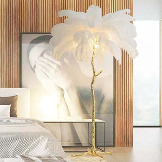 Feather Floor Lamp,H80/180CM