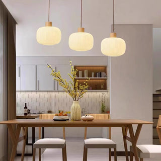 Modern Pumpkin Pendant Lamp