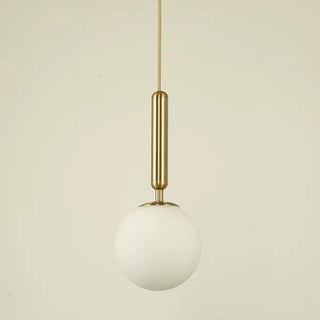 Modern Frosted Glass Ball Pendant Light, 2 Colors