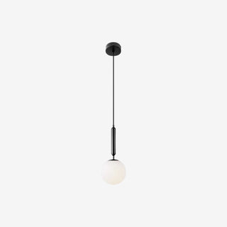 Modern Frosted Glass Ball Pendant Light, 2 Colors