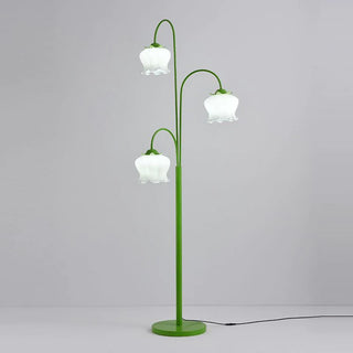 Lillia Flower Floor Lamp, Metal/Glass, Living Room/Bedroom