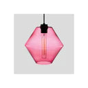 Art Deco Cylindrical Glass Pendant Light, 3 Style, 6 Color