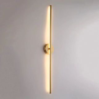 Levin Exquisite Light Beam Linear Metal Wall Mount Lamps, Gold,2 Style