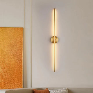 Levin Exquisite Light Beam Linear Metal Wall Mount Lamps, Gold,2 Style