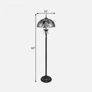 Grapes Floor Lamp, Metal, 65"