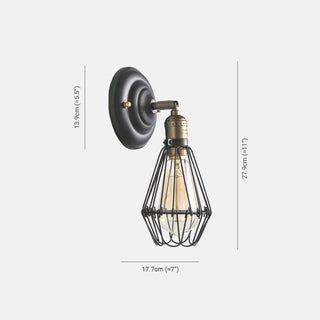 Industrial Hallway Wall Lamp, 2 Color