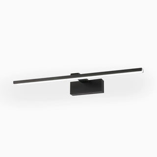 Levin Minimalist Linear Mirror Front Vanity Wall Lamp, Black & White