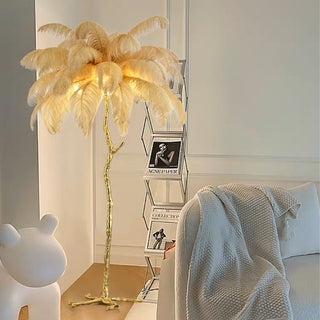 Feather Floor Lamp,H80/180CM