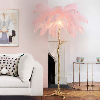 Feather Floor Lamp,H80/180CM