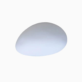 Stone Shaped Rechargeable Outdoor Light, White