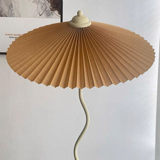 Danish Retro Pleated Umbrella Floor Lamp,3 Color