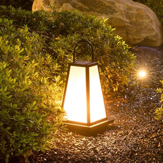 Stone Outdoor Light, Metal&Resin, Black