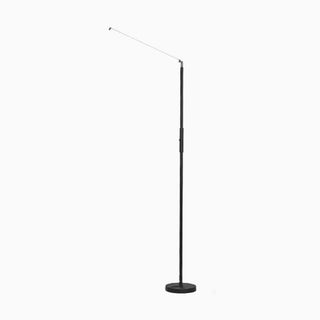 Minimalistic Linear Floor Lamp, Metal, Black/White