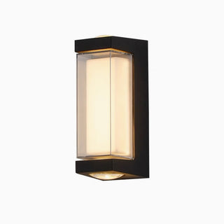 Outdoor Simple Box Double Head Wall Lamp,2 Colors