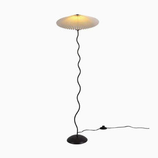 Danish Retro Pleated Umbrella Floor Lamp,3 Color