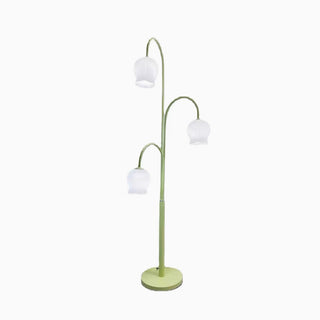 Lillia Flower Floor Lamp, Metal/Glass, Living Room/Bedroom