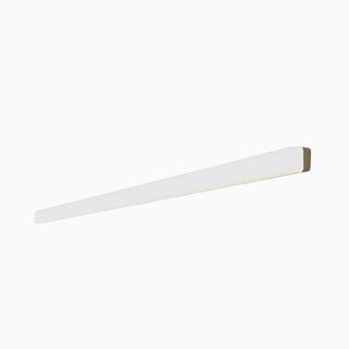 Camille Simple White Bar Mirror Front Vanity Wall Lamp, Acrylic