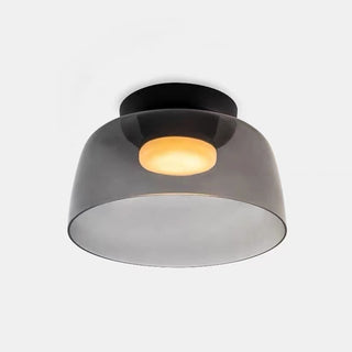 Modern Simple Bowl-shaped Creative Glass Flush Mount Ceiling Light