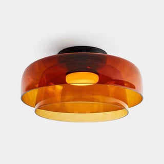 Modern Simple Bowl-shaped Creative Glass Flush Mount Ceiling Light