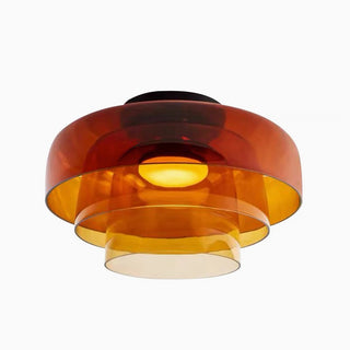 Modern Simple Bowl-shaped Creative Glass Flush Mount Ceiling Light