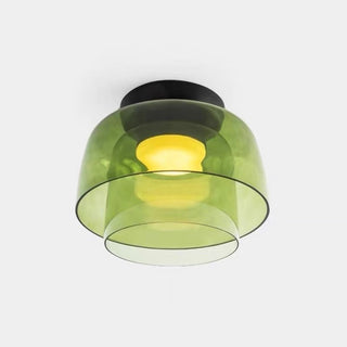 Modern Simple Bowl-shaped Creative Glass Flush Mount Ceiling Light