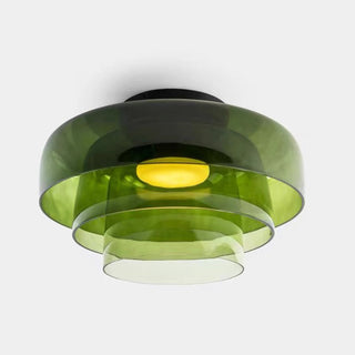 Modern Simple Bowl-shaped Creative Glass Flush Mount Ceiling Light