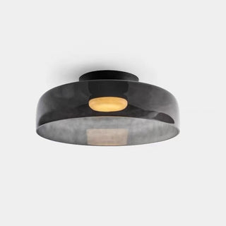 Modern Simple Bowl-shaped Creative Glass Flush Mount Ceiling Light