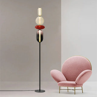 Boutique Morandi Floor lamp, Metal & Glass