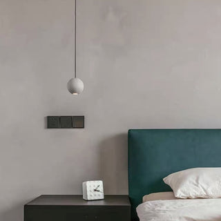 Futuristic planet And Moon Cement Pendant Light, Bedroom / Living room