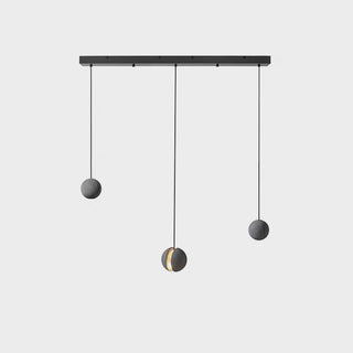 Futuristic planet And Moon Cement Pendant Light, Bedroom / Living room