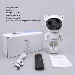 Astronaut Nebula Remote Control Projector Light, 2 Colors