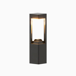 Blair Square Outdoor Bollard Light, L 30CM