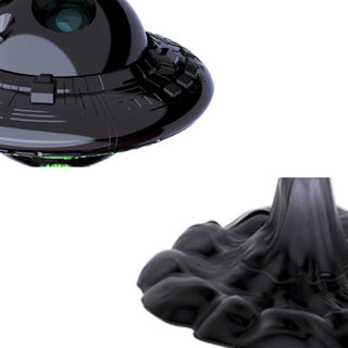 Black UFO Starry Sky Projector Remote Control Light