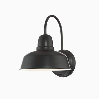 Black Outdoor Wall Lamp, 13”