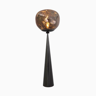 Modern Metal Floor Lamp, Gold/Rose Gold/Chrome/Smoke Grey