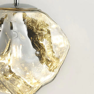 La Lave Futuristic Glass Irregular Rock Shape Lava Pendant Light, Kitchen Island & Bedroom