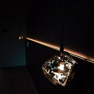 La Lave Futuristic Glass Irregular Rock Shape Lava Pendant Light, Kitchen Island & Bedroom