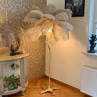 Feather Floor Lamp,H80/180CM