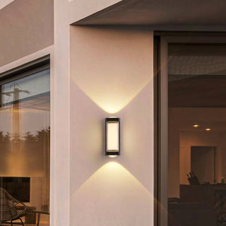 Outdoor Simple Box Double Head Wall Lamp,2 Colors