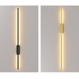 Simple Line Wall Lamp, Bedroom/Living room, Black/Gold