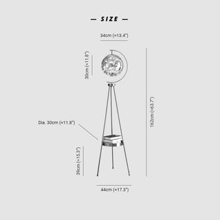 Magic Ball Floor Lamp, 2 Colour, L 162CM