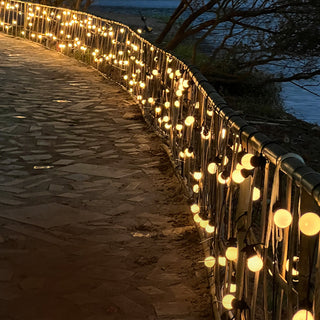 Outdoor Bubble Ball String Lights