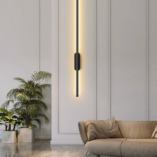 Simple Line Wall Lamp, Bedroom/Living room, Black/Gold