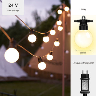 Outdoor Bubble Ball String Lights