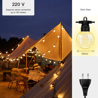 Outdoor Bubble Ball String Lights