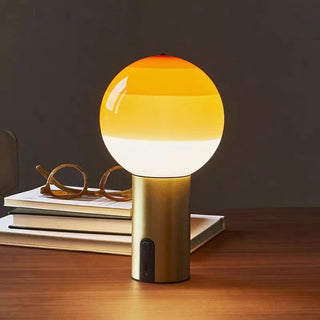 Dipping Portable Glass Ball Table Lamp，USB Charging Model