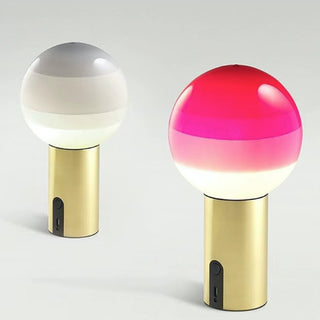 Dipping Portable Glass Ball Table Lamp，USB Charging Model