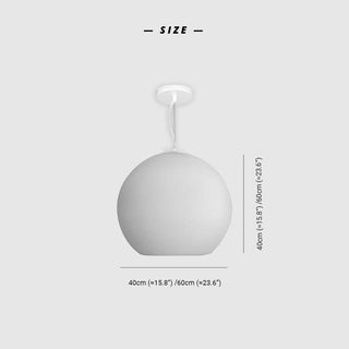 Levin Ball Shape Pendant Light, D 40/60CM