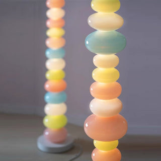 Rainbow Candy Unique Glass Floor/Table Lamp