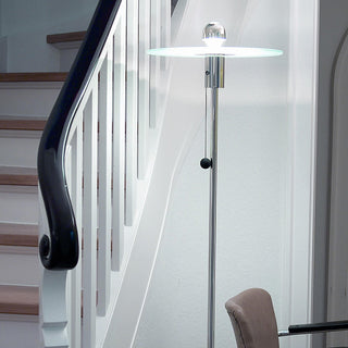 Vintage Minimalist Transparent Flying UFO Floor Lamp, Bedroom/Living room